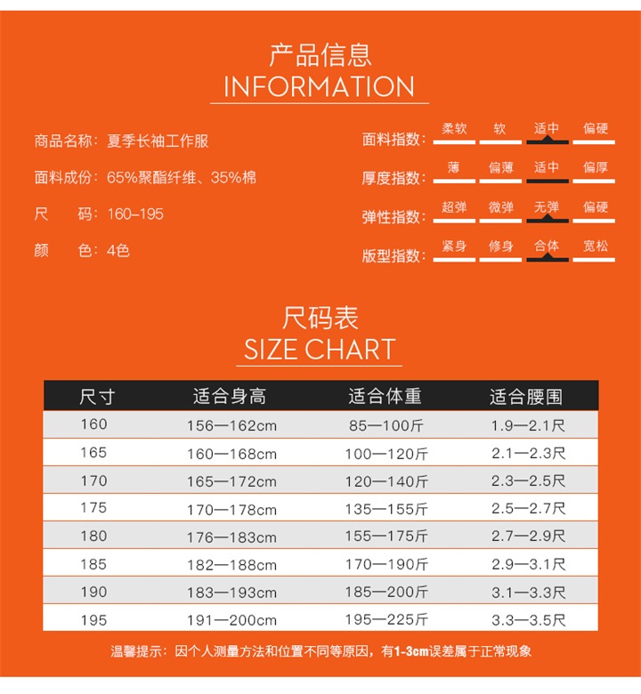 夏季長(zhǎng)袖工作服X001C(圖3)